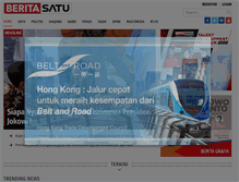 Tablet Screenshot of beritasatu.com
